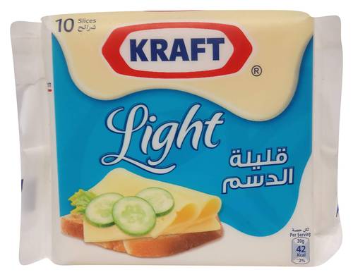 KRAFT CHEESE SLICE SINGLES LIGHT 200GM
