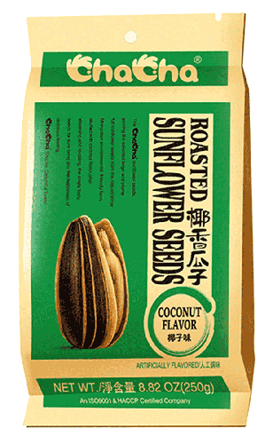 Cha Cha Sunflower Seeds Roasted With Coconut 130g