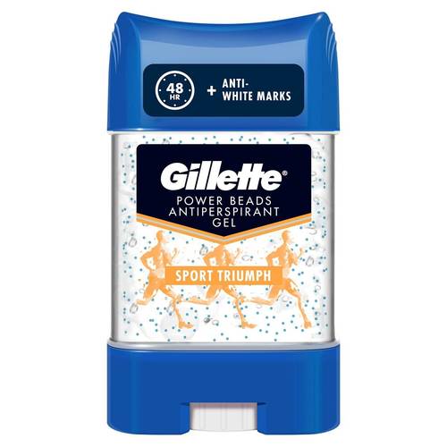 Gillette Antiperspirant Power Beads Triumph Sport Gel on 75ml