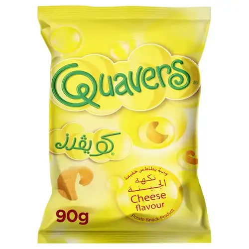 كويفرز رقائق بنكهة الجبنة 90غ