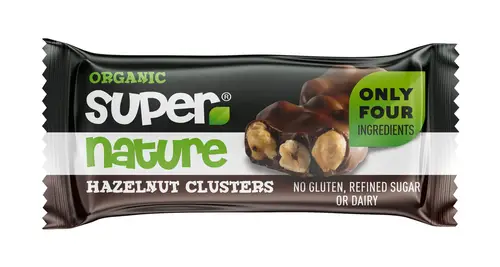 Super Nature Hazelnut Clusters 38 g