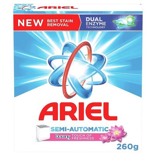 Ariel Powder Laundry Detergent Touch of Freshness Downy Semi Automatic 260g