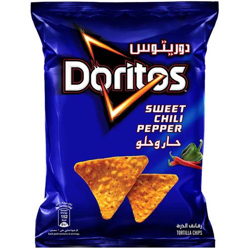 دوريتوس شيبس حار وحلو 180غ