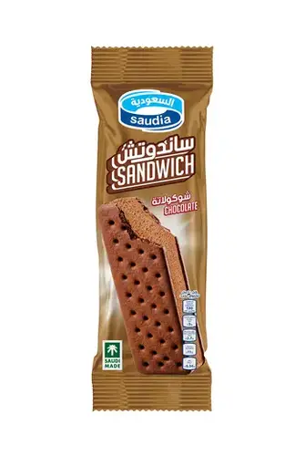 السعودية ايس كريم ساندويش شوكولاتة 100 مل