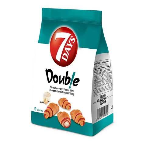  7Days Double Mini Croissant with Strawberry & Vanilla90g