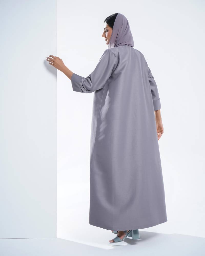 عباية تفته موف بشك انيق