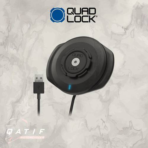 Quad lock wireless charger