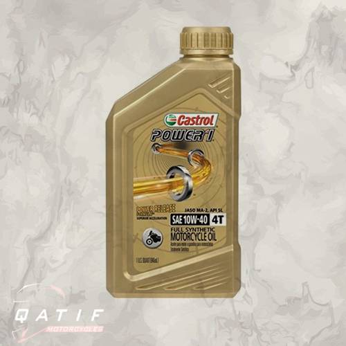 زيت كاسترول باور 1/ زيت إصطناعي بالكامل 10W 40 946 مل