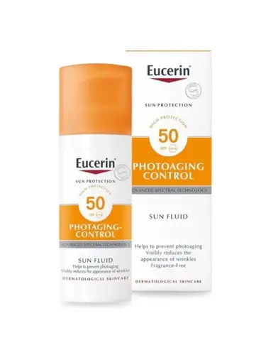 سائل الحماية من الشمس المضاد للشيخوخة (SPF 50) من يوسيرين , 50 مل