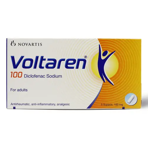 فولتارين 100 مجم 5 تحاميل