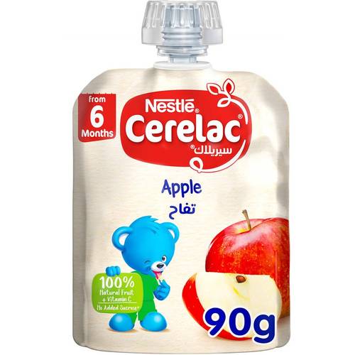 سيريلاك - طعام أطفال تفاح 90 جم - 6 شهور+