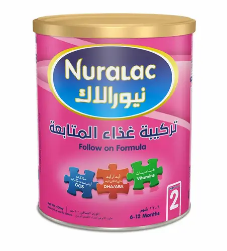 نيورالاك، حليب أطفال رقم 2 - 400 جم
