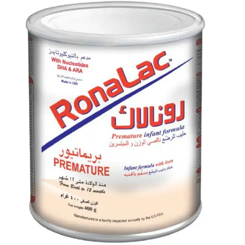 رونالاك، بريماتيور حليب أطفال 0-6 شهور - 400 جم