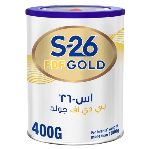 اس 26، بي دي إف جولد حليب أطفال تركيبة للرضع - 400 جم