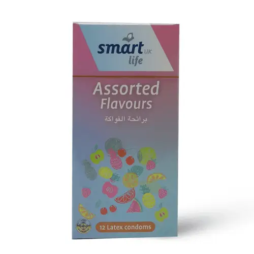 سمارت واقى ذكرى برائحة الفواكة - 12 قطعة