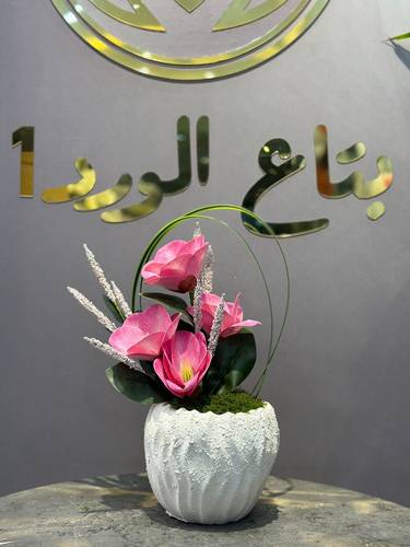 تنسيق الورد الوردي الفاخر