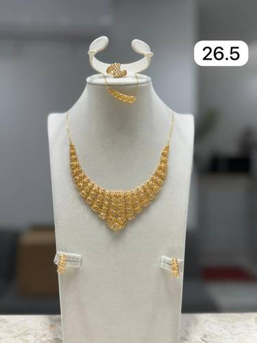 طقم سعودي ذهب عيار 21