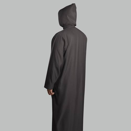 جلابية شتوية طاقيه (بني)