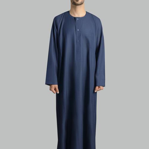 جلابية شتوية (ازرق)