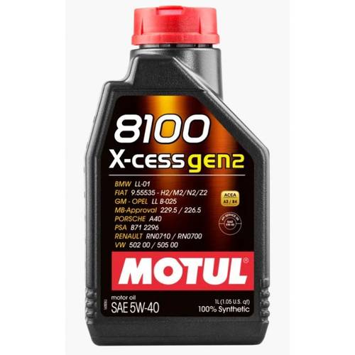 موتول 8100 X-CESS GEN2 5W-40 (1 لتر)