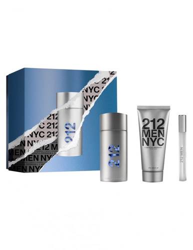 طقم هريرا 212 مان عطر أودي تواليت ١٠٠ مل + عطر بخ ١٠ مل + افتر شيف جل ١٠٠ مل  
