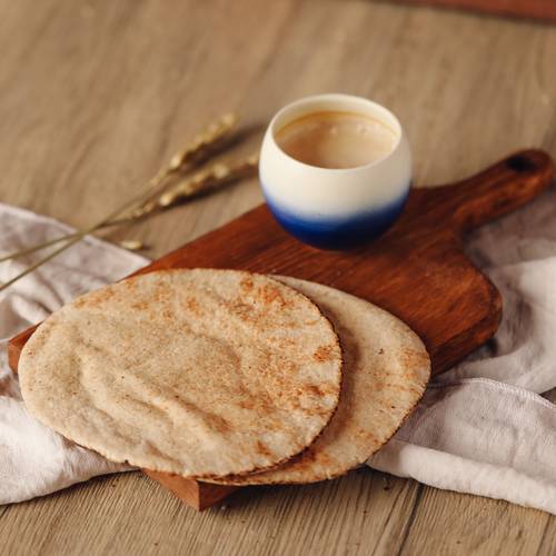 خبز شاورما بر