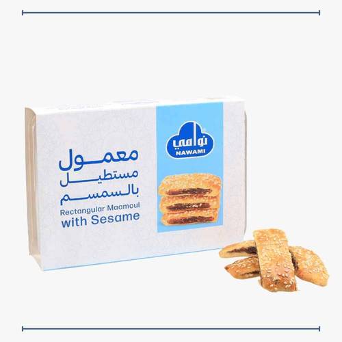 معمول مستطيل بالسمسم