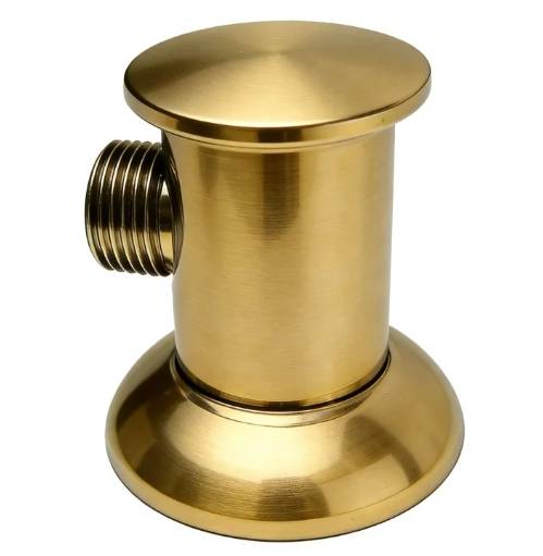 كوع نحاس مدور250G ذهبي 