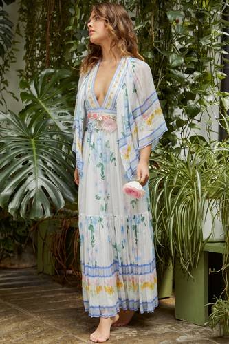 Angel maxi dress - violet hanky