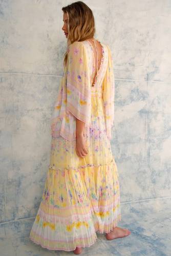 Angel maxi dress - yellow