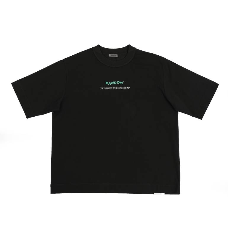 SS23 Random Black T-shirt | Classic Design