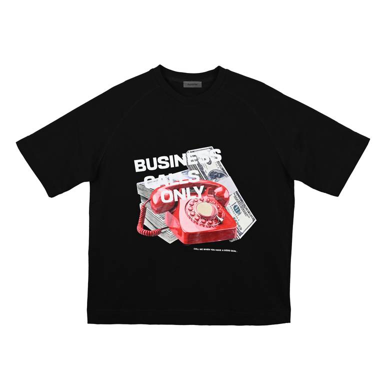 Random SS24 | Black Business Calls Only Design 