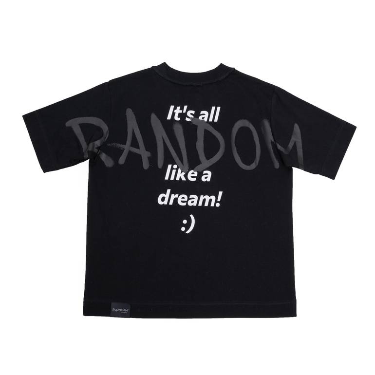  Random WS23 Black T-Shirt | Just Black Line