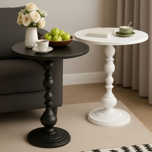 Metal side table with a sophisticated design and perfect stability - combining simplicity with a touch of luxury that decorates every corner of your home, 42x32x61cm-multi-colored.