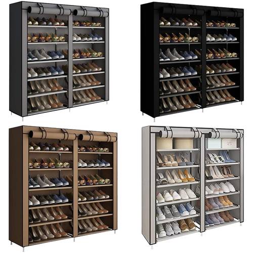Taimi folding Simple shoe rack withoutr Household economic racks dormitory door (Shoe Rack 12 Layer)