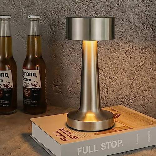 Taimi Cordless LED Rechargeable Modern Aluminium Touch Table Lamp