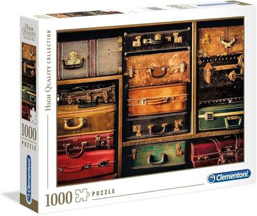 Clementoni 39423 Clementoni-39423-HQ Collection-Travel-1000 Pieces, Multi-Colour