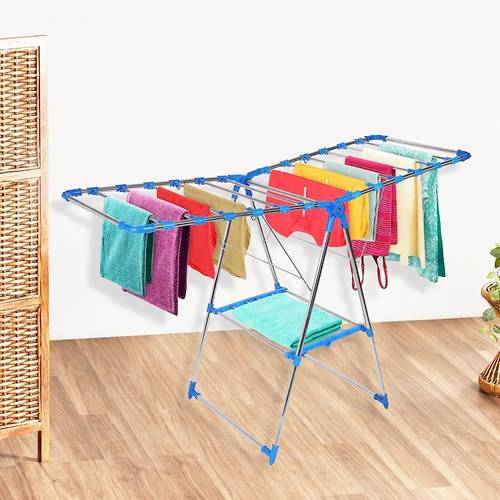 Stainless Steel Foldable Cloth Drying Rack/Cloth Hanger Stand for Home
