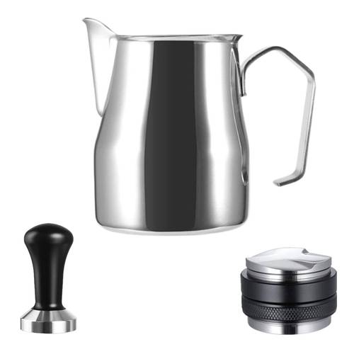 Professional Brew Tools 3 Piece Premium Coffee Set - (Coffee Dispenser + Compressor (Tamper) + Steel Evaporator)
