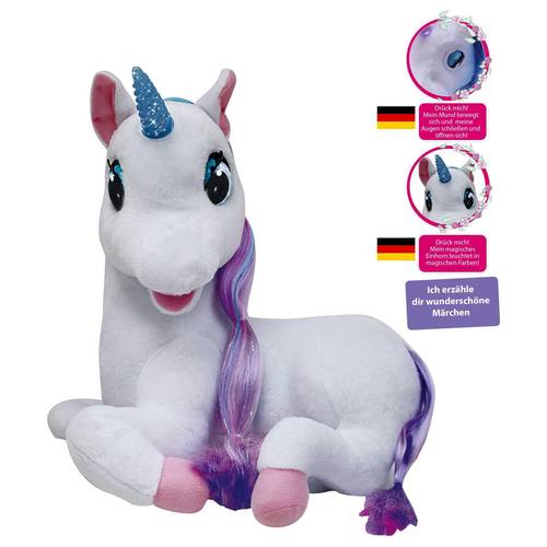 Bambolina Luna Plush Doll with Moving Eyes and Moving Mouth - For ages 2 and up.