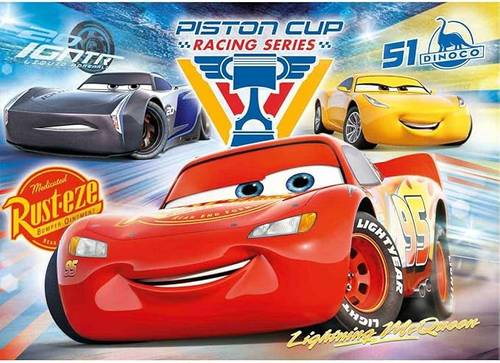 104-Piece Piston Cup Racing Series Car Puzzle 27072