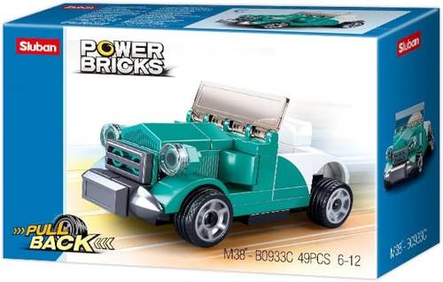 Power Bricks Series - Hot Rod Car Building Blocks 49PCS