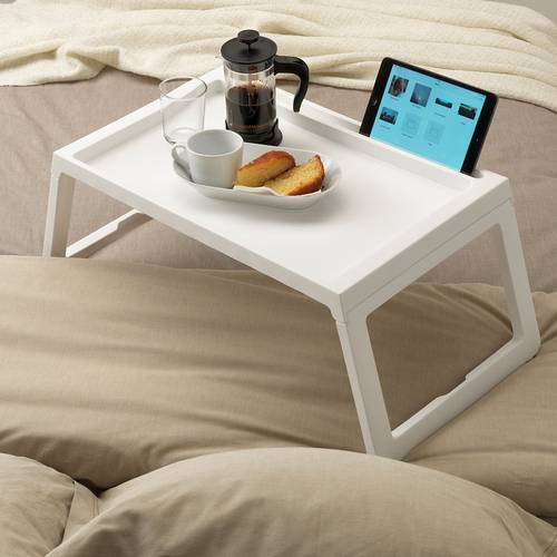 Taimi Folding Bed Table White