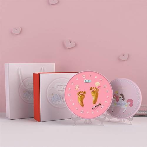 Baby  Foot Imprint Kit Baby Hand Print Footprint Imprint Keepsake Maker Kit Foot Mold Hundred Days Gift for Newborn Souvenir