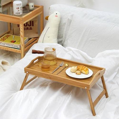 Taimi Bamboo Wooden Foldable Breakfast Table