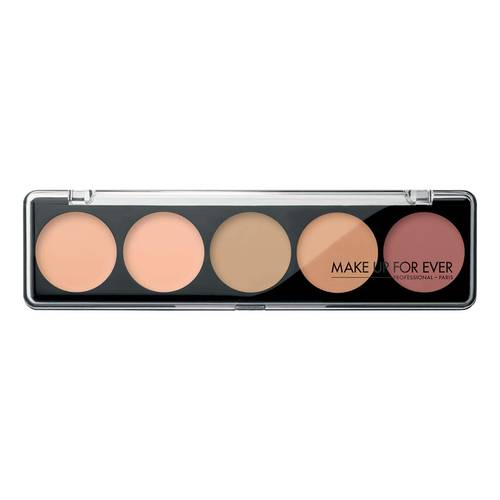 Make Up For Ever Camouflage Concealer Palette 5-In-1 Multi-Color Matte Eyeshadow Palette - 3 Light Complexions - 10G