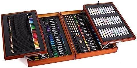 174Pieces Deluxe Art Set, Painting Art Supplies Art Set in Wooden Box