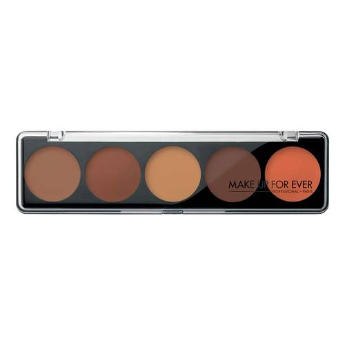 Make Up For Ever Camouflage Concealer Palette 5-Piece Matte Eyeshadow Palette - 4 Dark Complexion - 10G