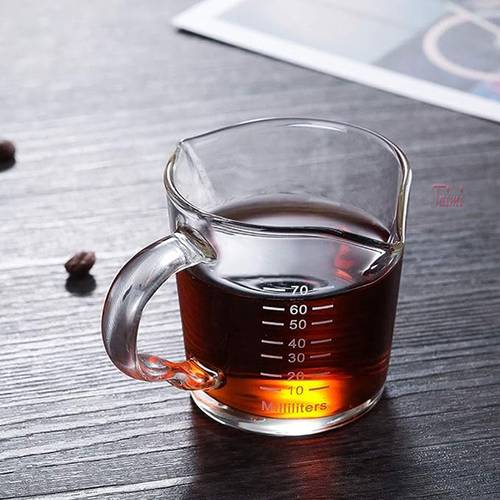 كوب قياس مصنوع من زجاج البوروسيليكات بحجم 75 مل