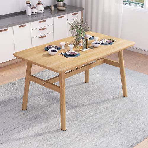 Nordic Design Solid Wood Dining Table Luxury Living Room Waterproof Modern Home Furniture - Multiple Sizes